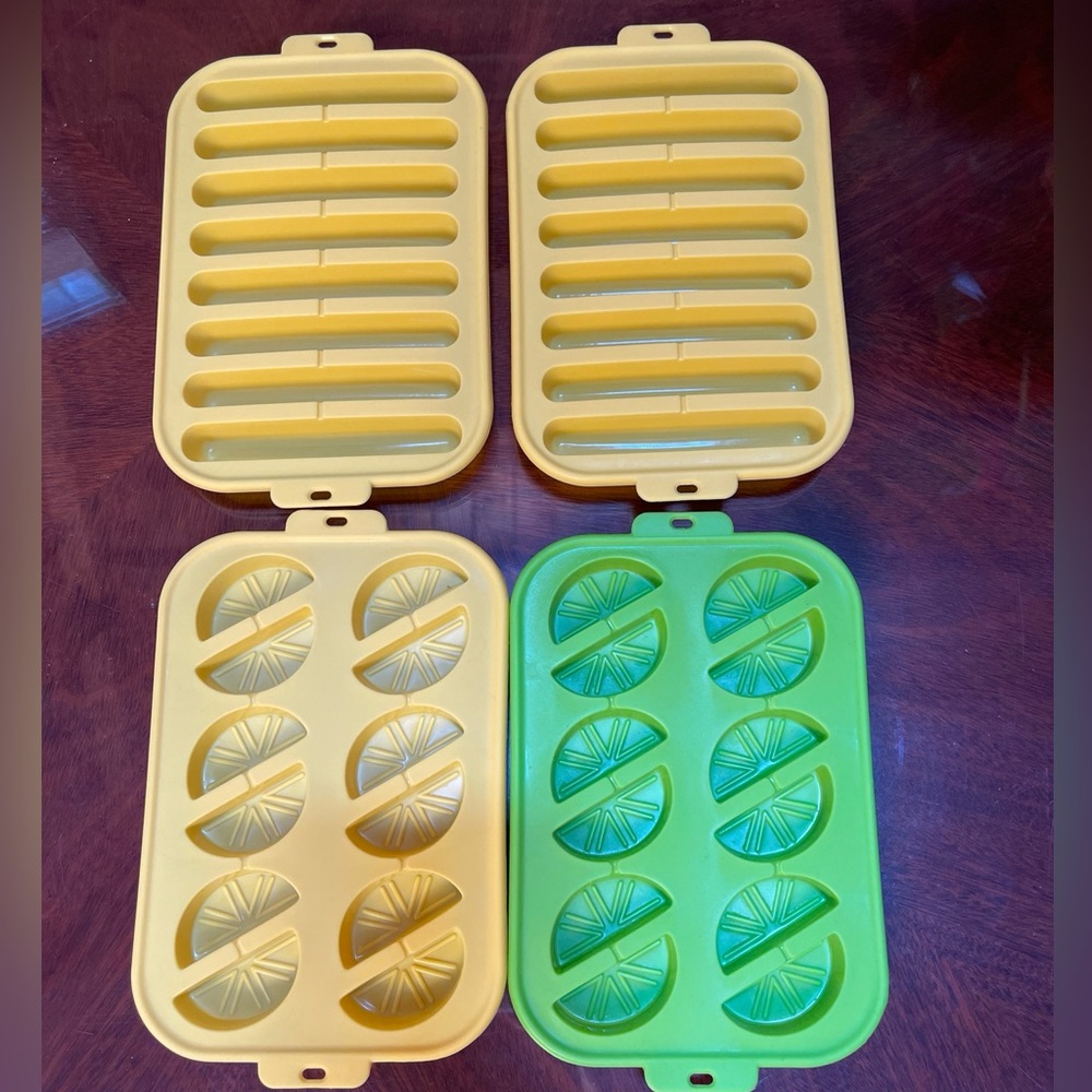 Silicone Molds Lot of 4 Cake Decorating Candy Jello Chocolate Ice Crayons Crafts
